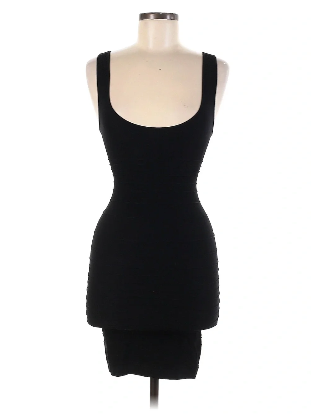 bebe Black Sculpting Tank Dress